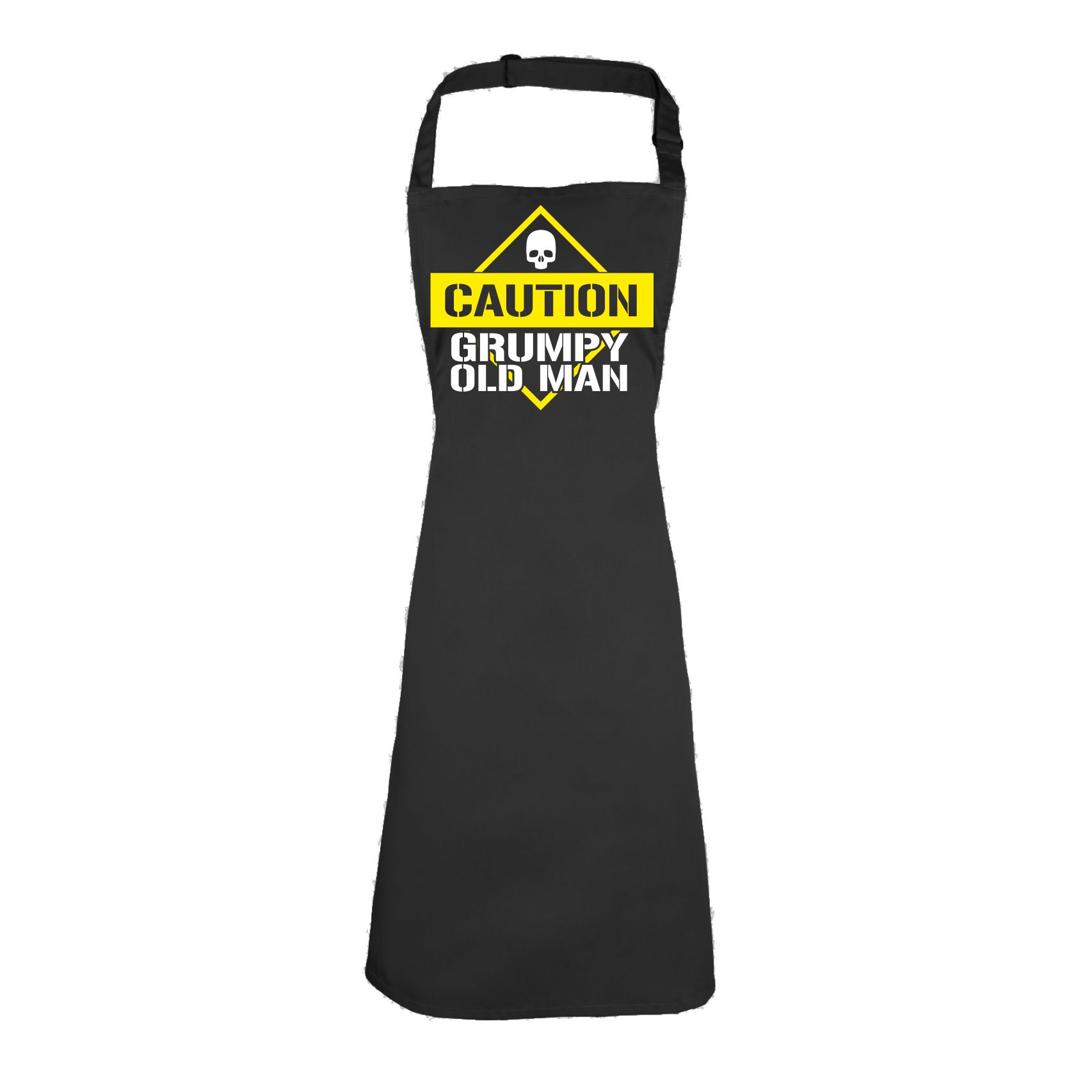 123t Caution Grumpy Old Man Adult Kitchen Funny Premier Apron 