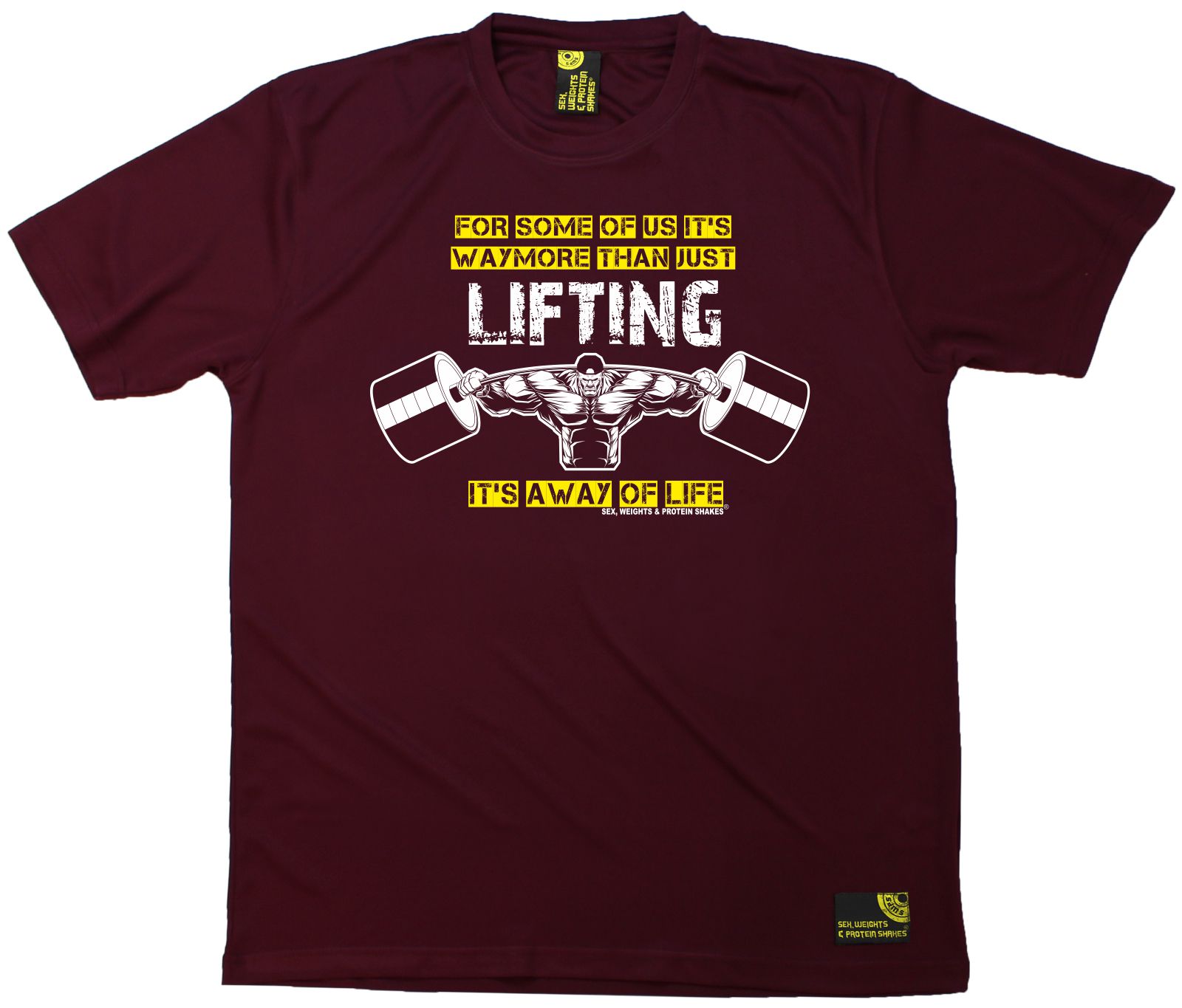 Men Sex Weights And Protein Shakes Lifting A Way Of Life Dry Fit Sports T Shirt Ebay 4378