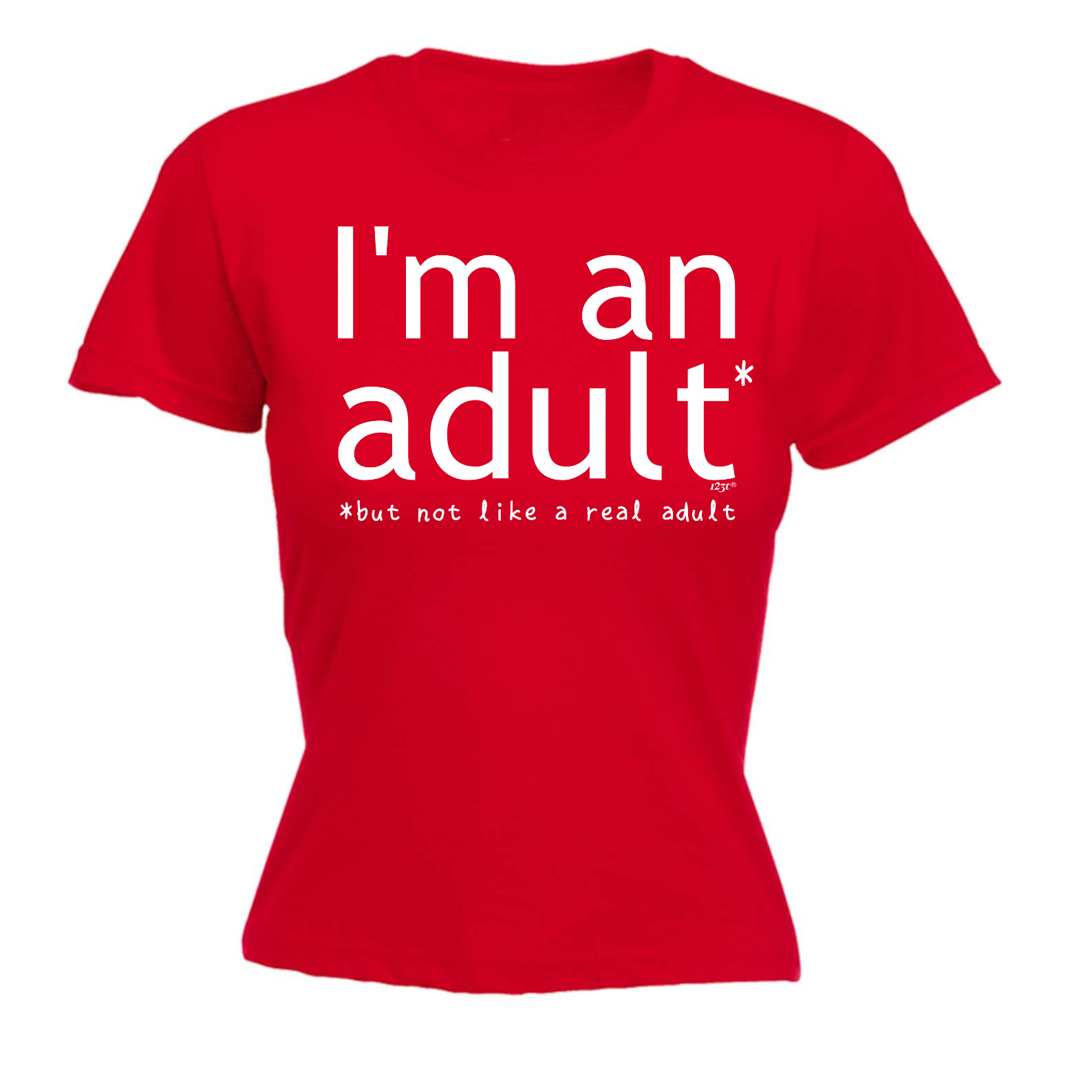 Womens Funny T Shirt Im An Adult But Not Birthday Joke Tee T Novelty T Shirt Ebay