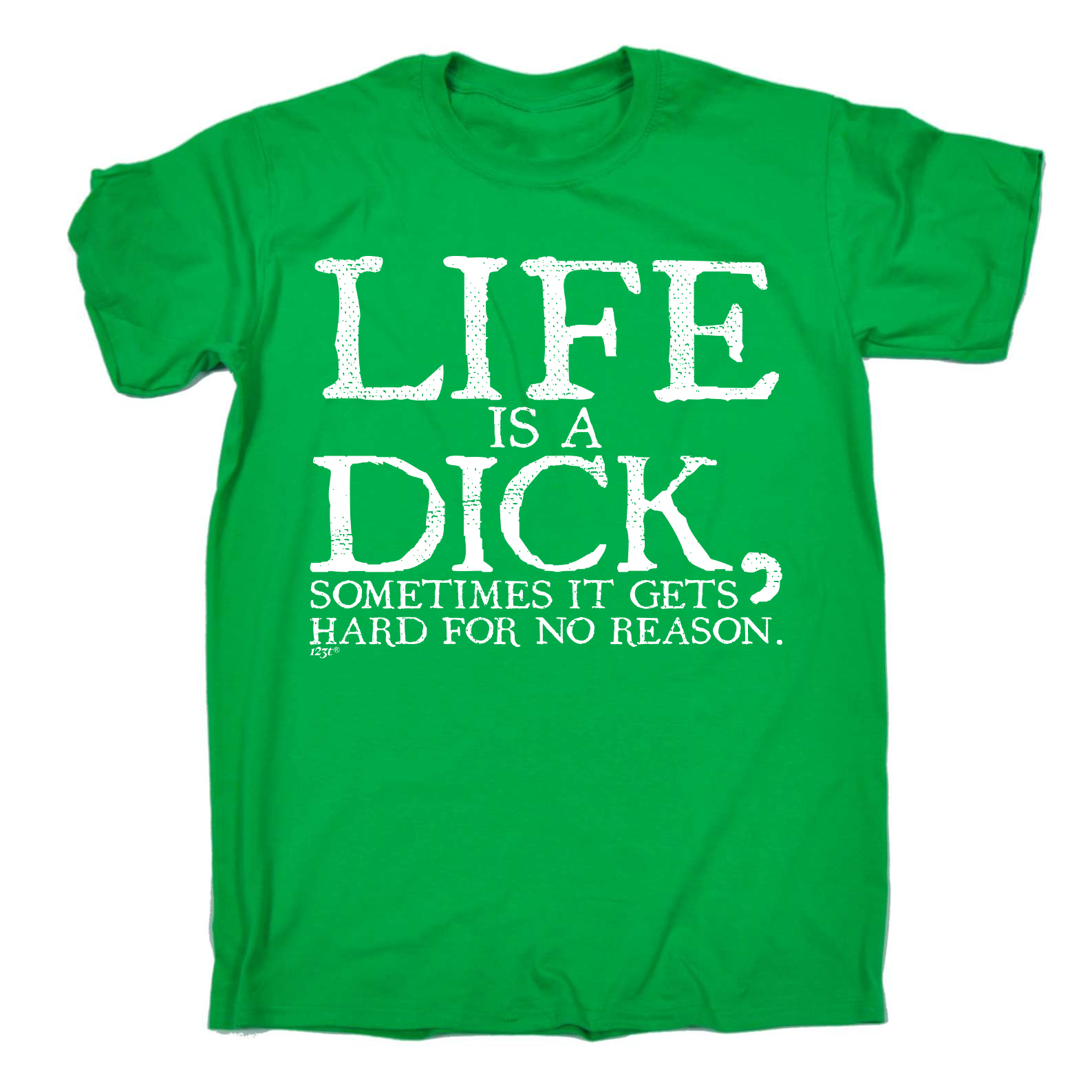 Funny T Shirt Life Is A Dick Birthday Joke Humour Tee T Novelty 