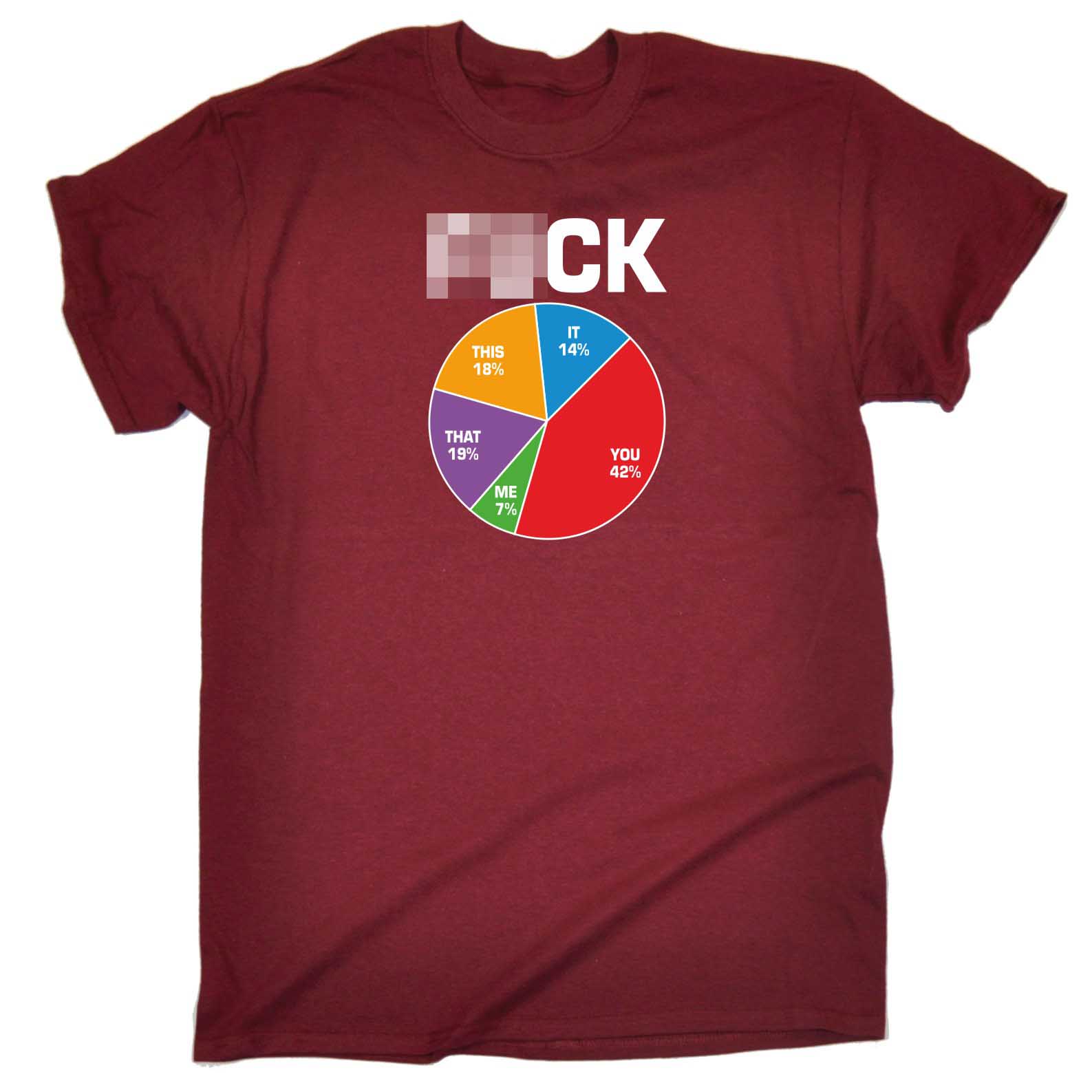 Mens F K Statistics Funny Joke Adult Humour Rude Offensive T Shirt