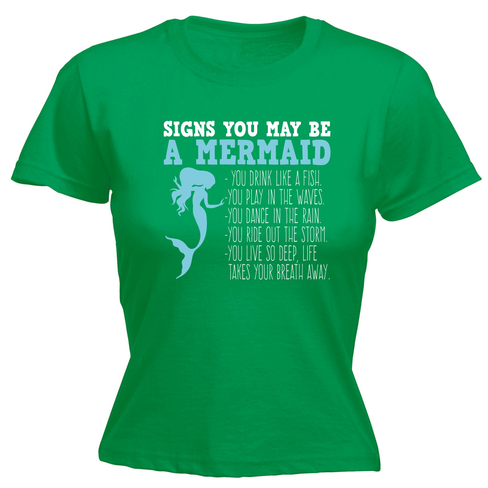 signs you might be a mermaid shirt