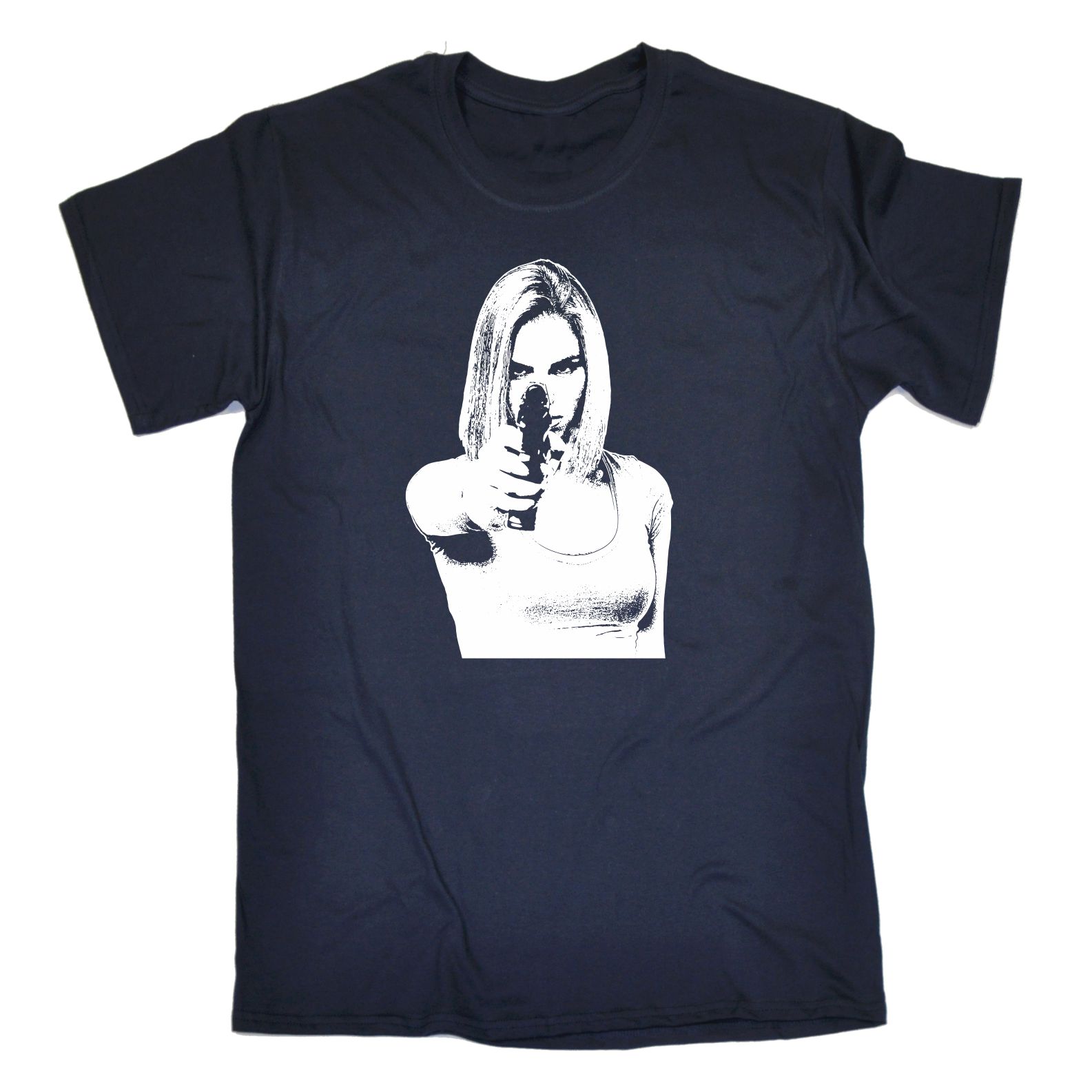 blond tee shirt