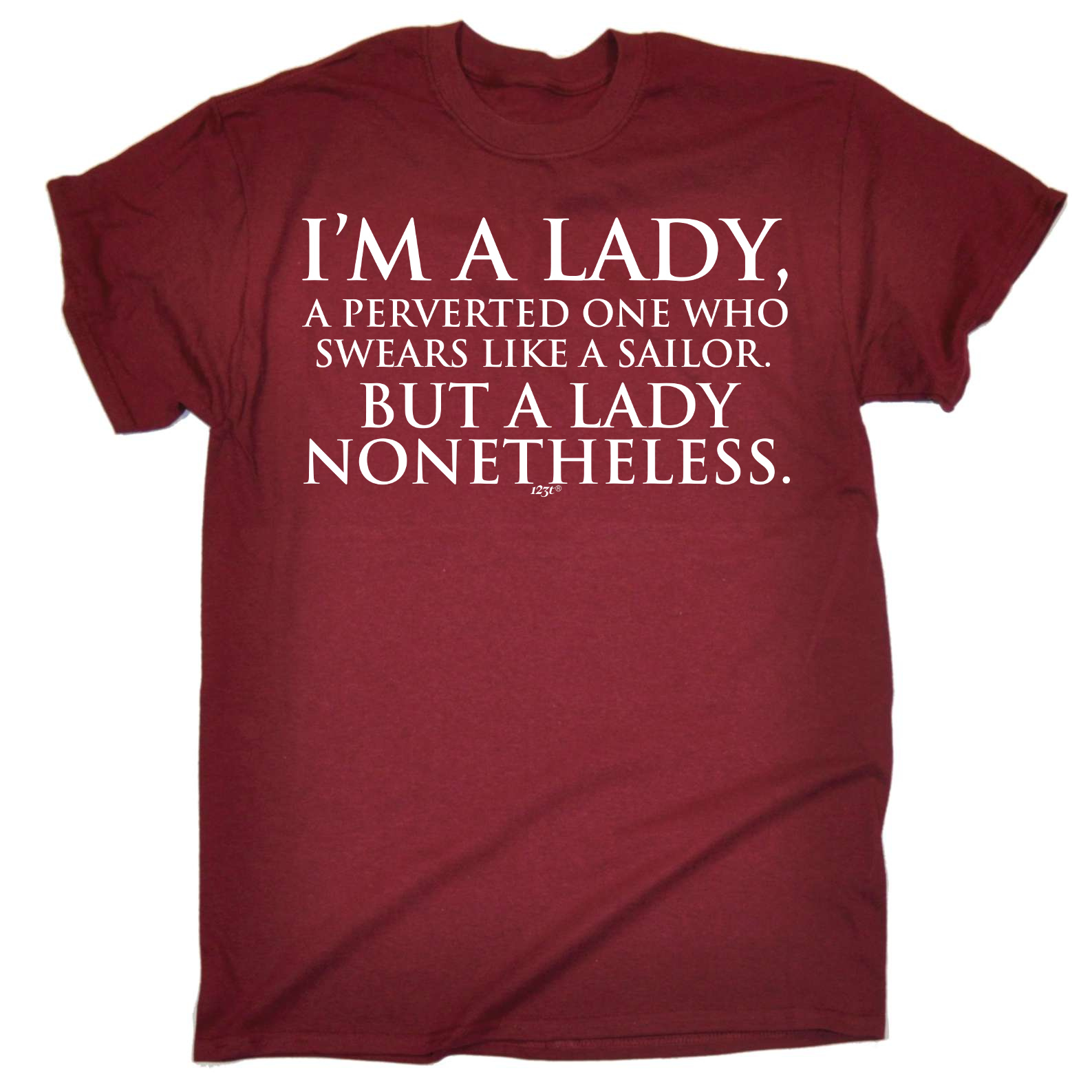 Funny T Shirt - Im A Lady Perverted - Birthday tee Gift Novelty tshirt ...