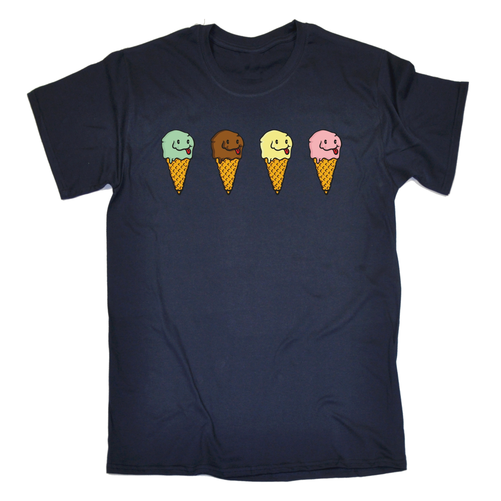 4 Cheeky Ice Creams MENS T-SHIRT tee birthday gift present summer funny ...