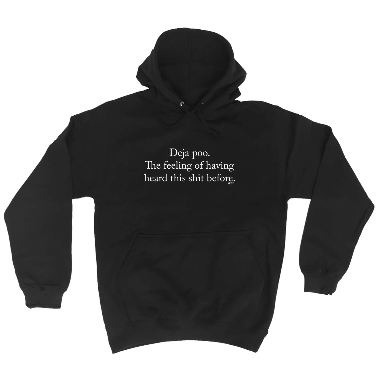 Funny Hoodie - Deja Poo - Birthday Joke Humour tee Gift Novelty hooded ...