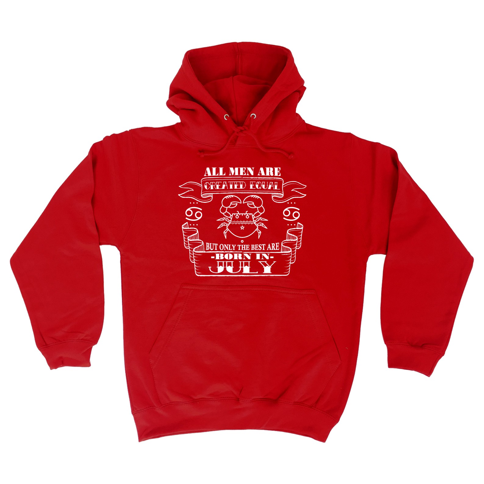 All Men Are Created Equal But The Best Are Born In July Crab HOODIE ...