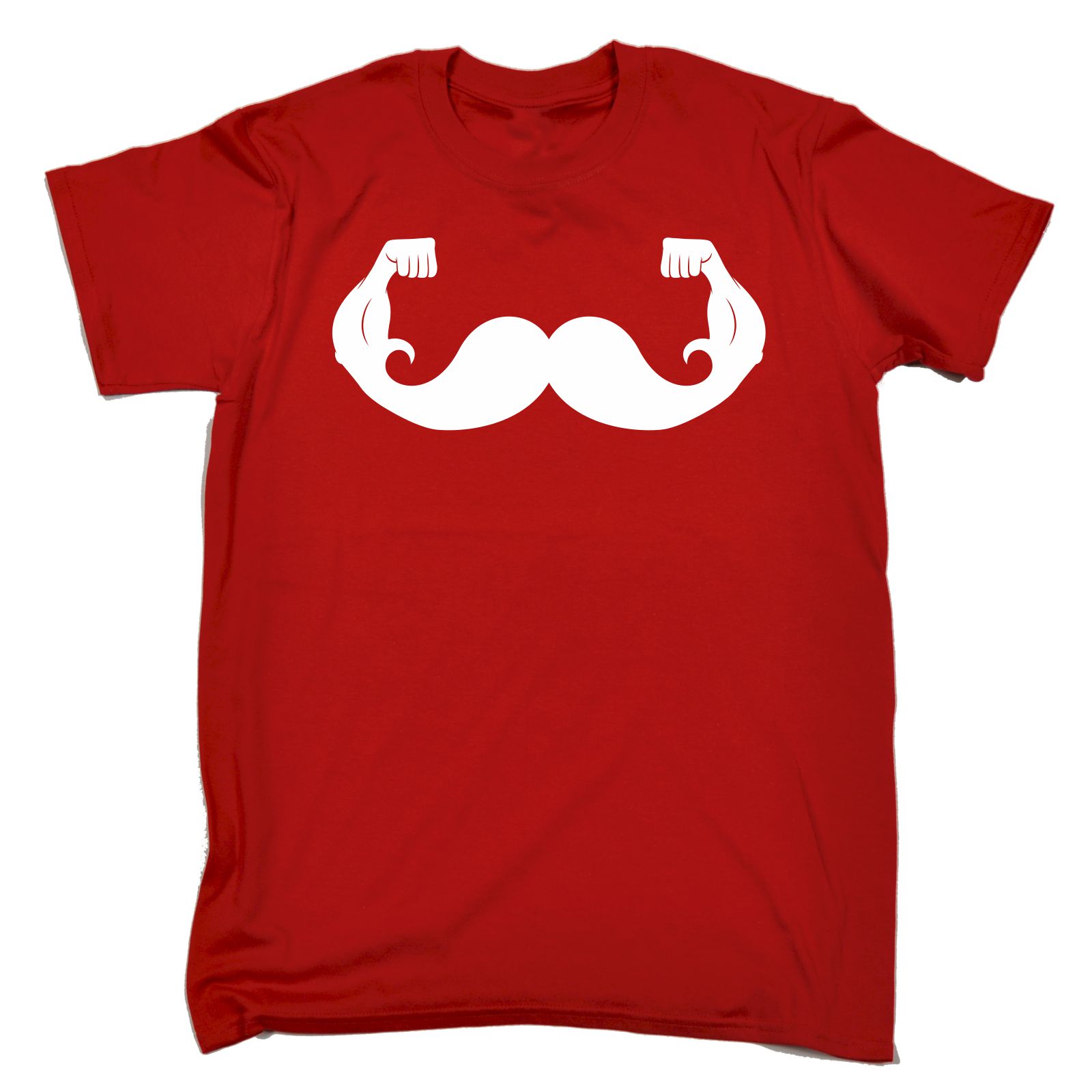 Moustache Game Strong MENS T-SHIRT tee birthday gift hipster gym muscle ...